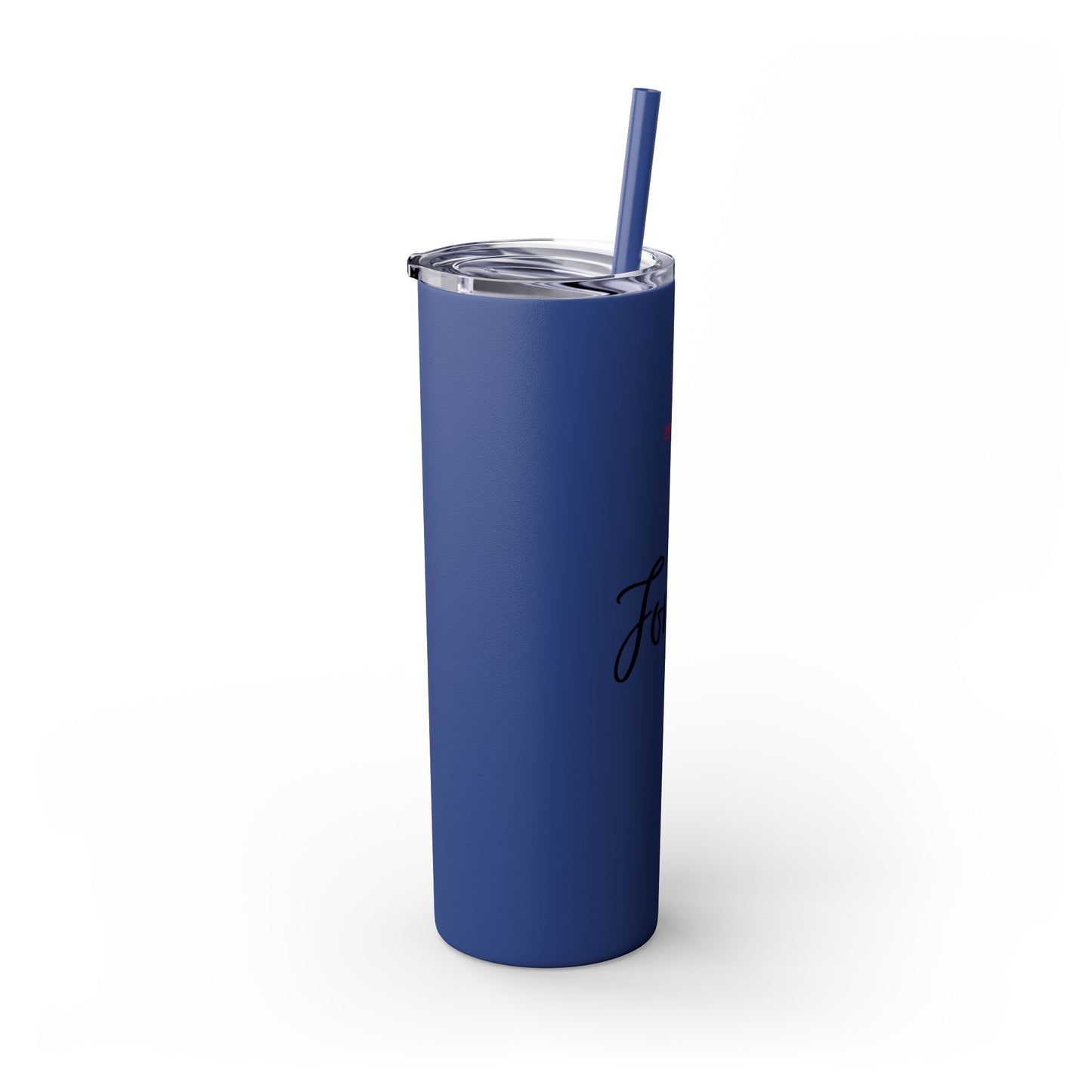 Forgiven Skinny Tumbler with Straw, 20oz