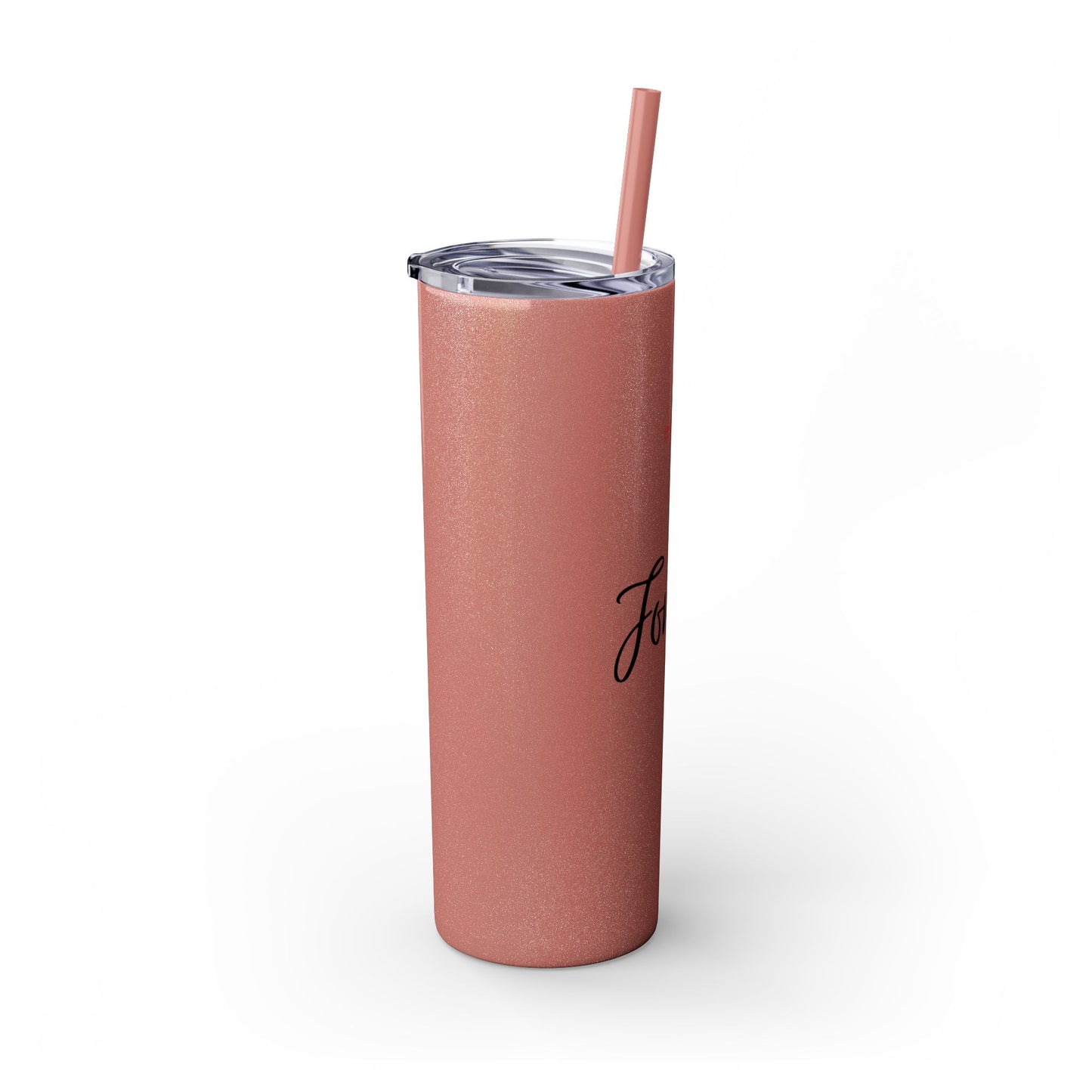 Forgiven Skinny Tumbler with Straw, 20oz