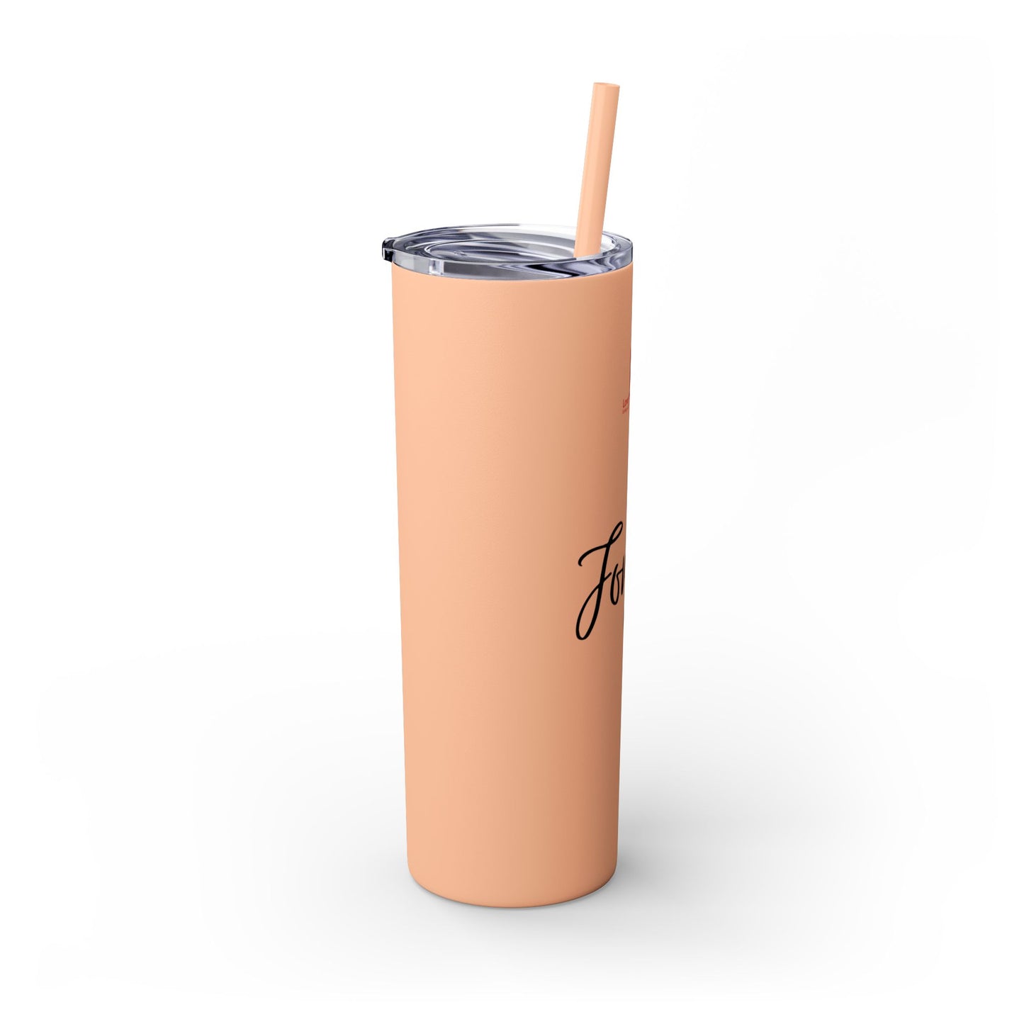 Forgiven Skinny Tumbler with Straw, 20oz