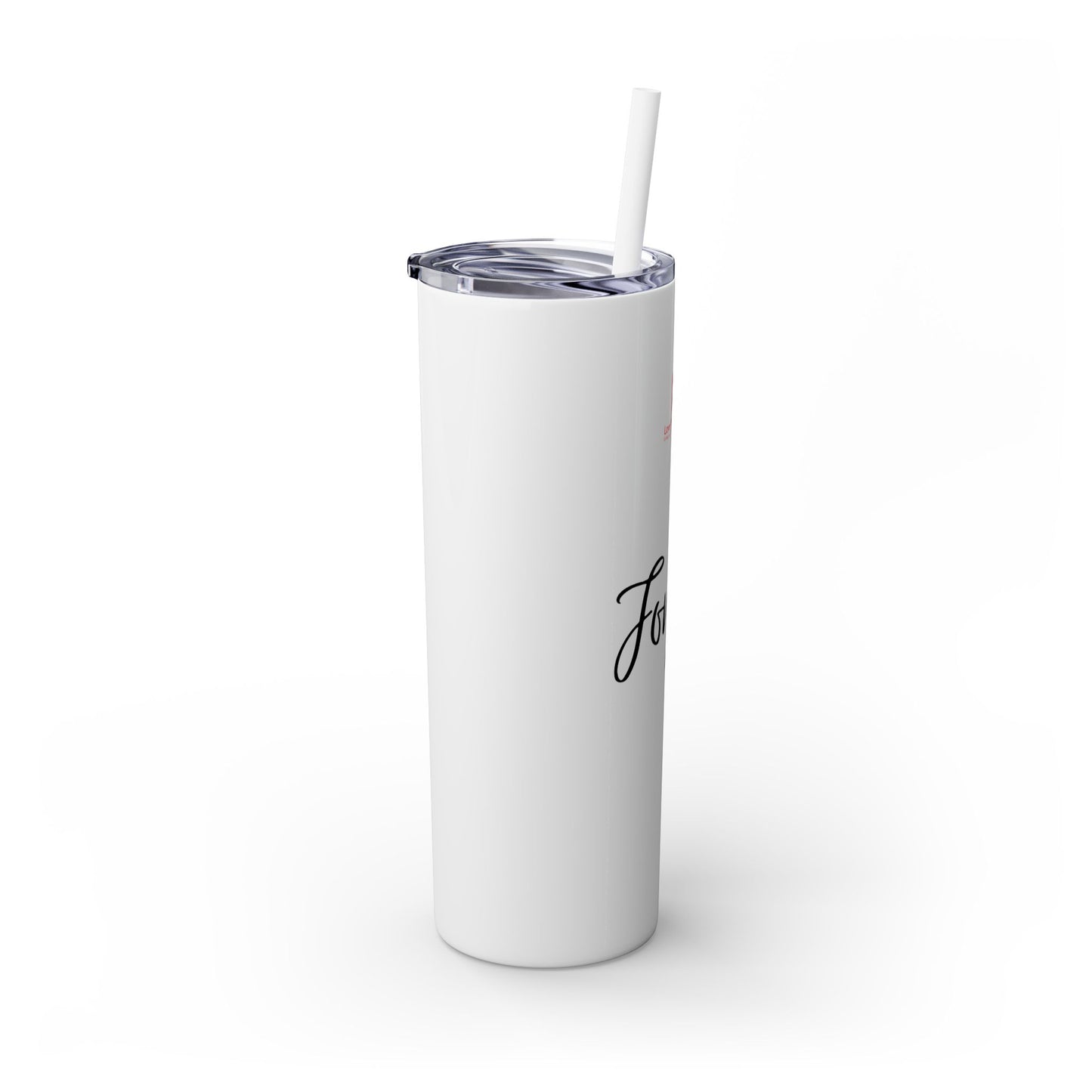 Forgiven Skinny Tumbler with Straw, 20oz