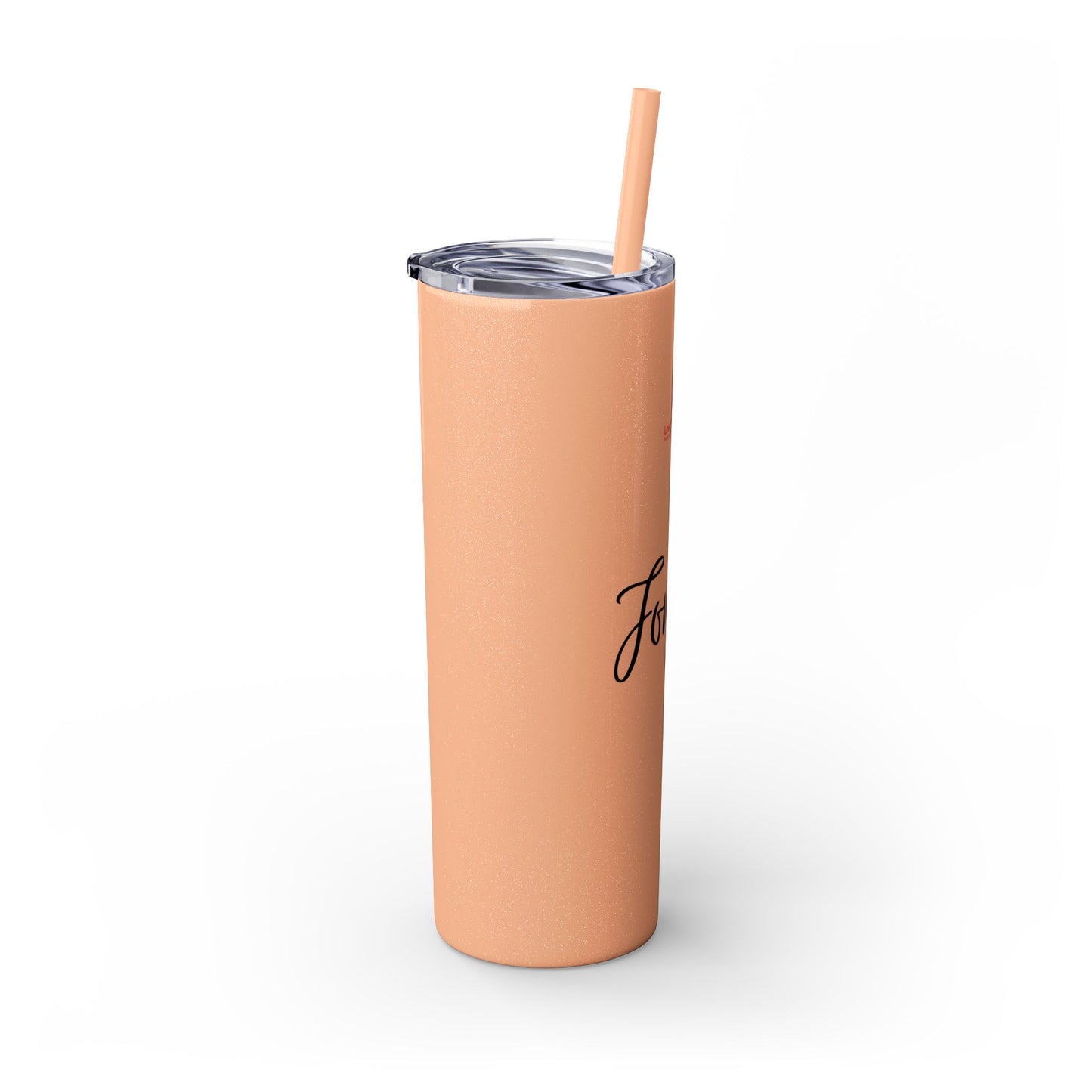 Forgiven Skinny Tumbler with Straw, 20oz