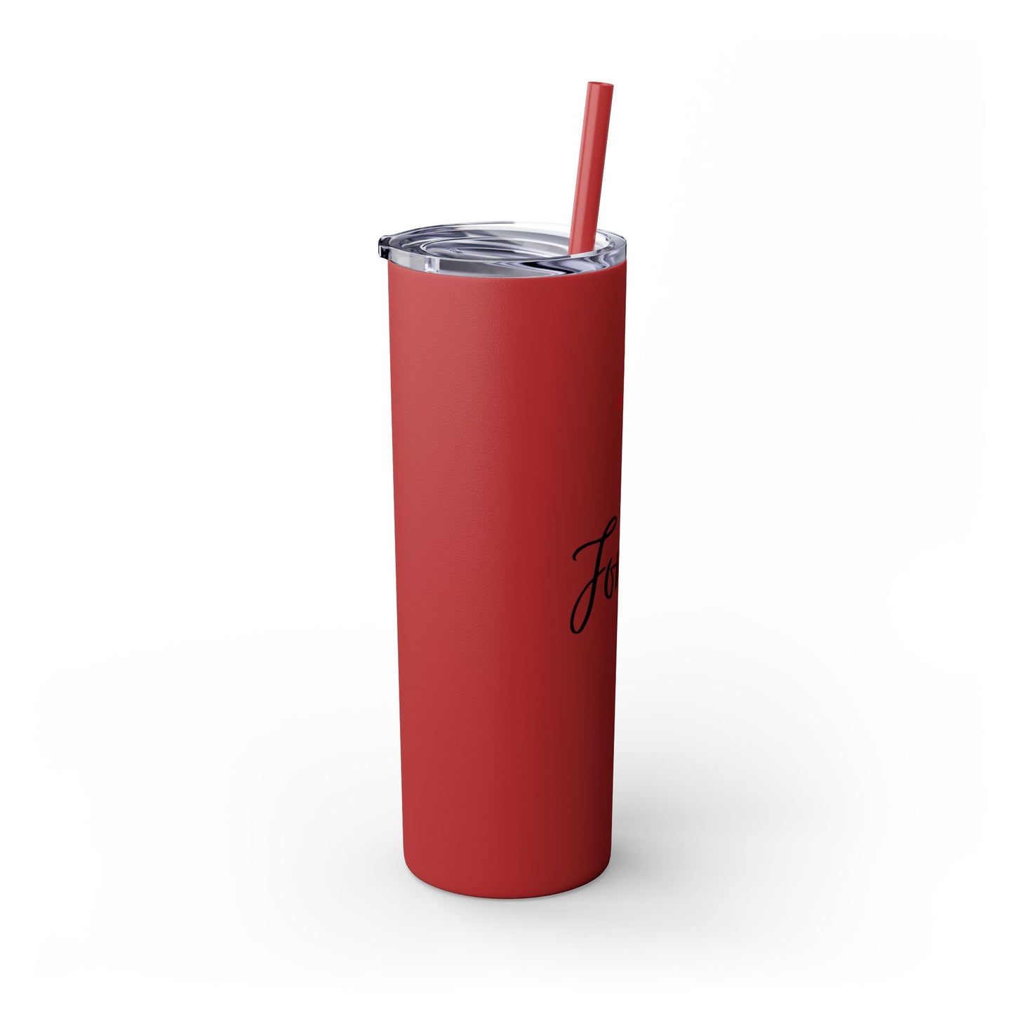 Forgiven Skinny Tumbler with Straw, 20oz