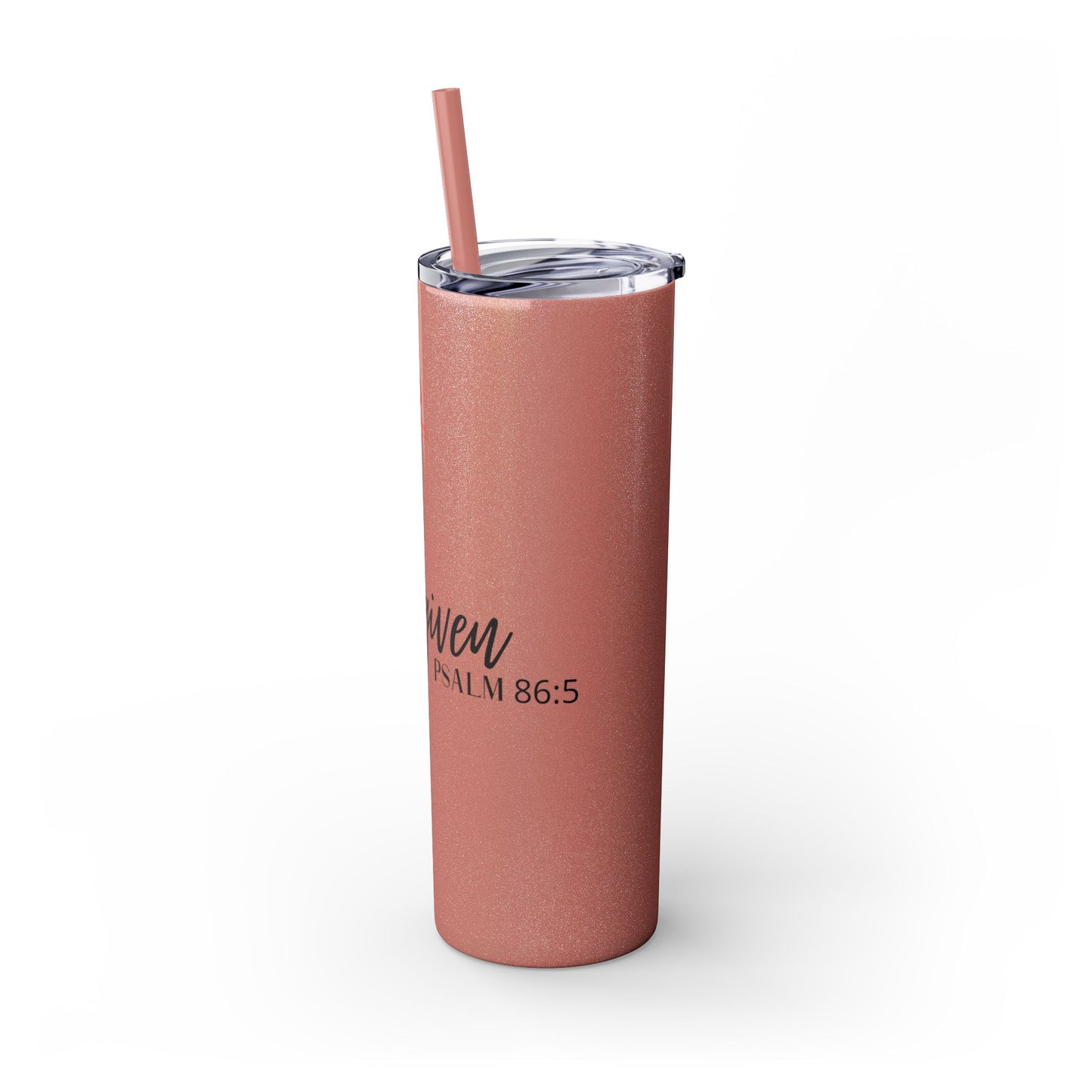 Forgiven Skinny Tumbler with Straw, 20oz