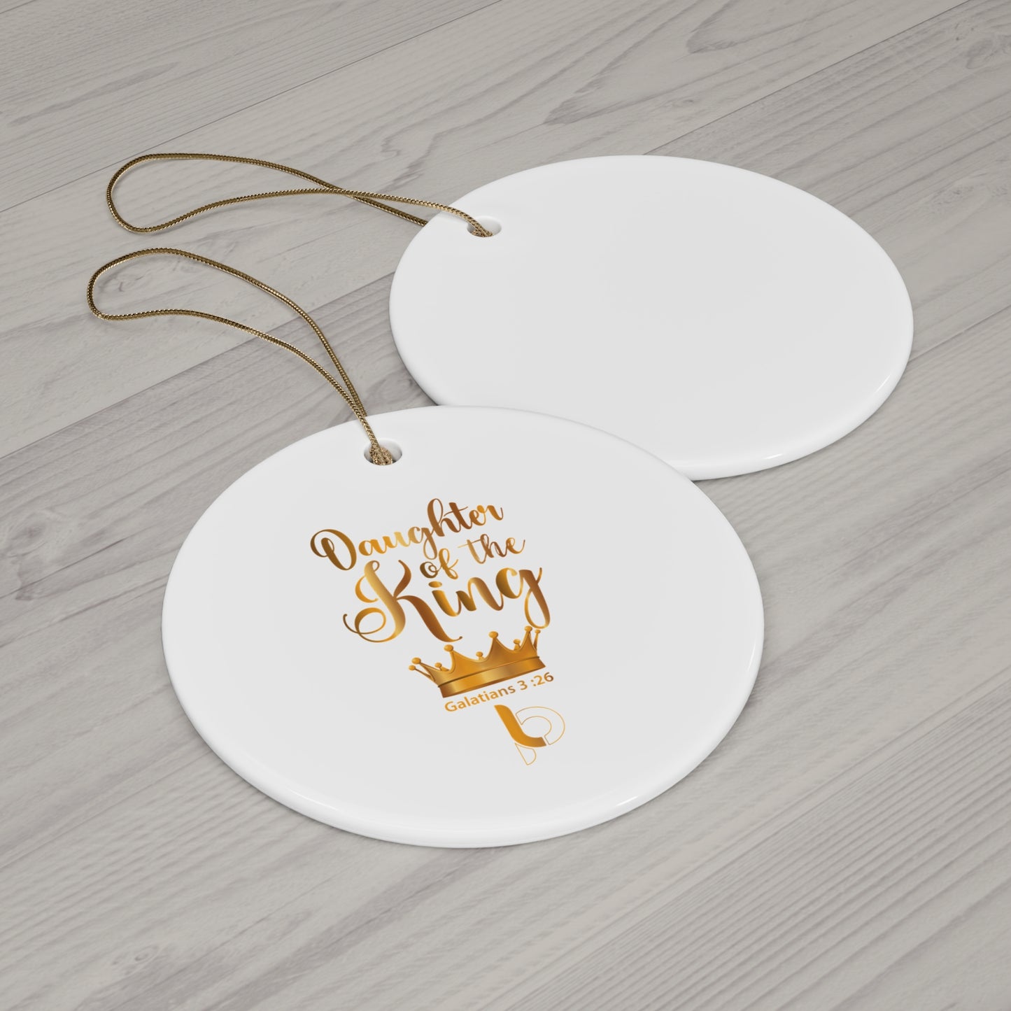 Ceramic Daughter Of The King Ornaments