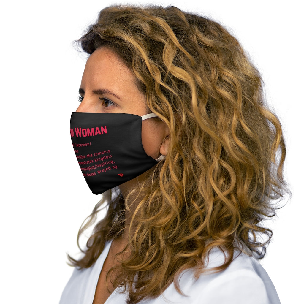 Kingdom Woman Mask Snug-Fit Polyester Face Mask