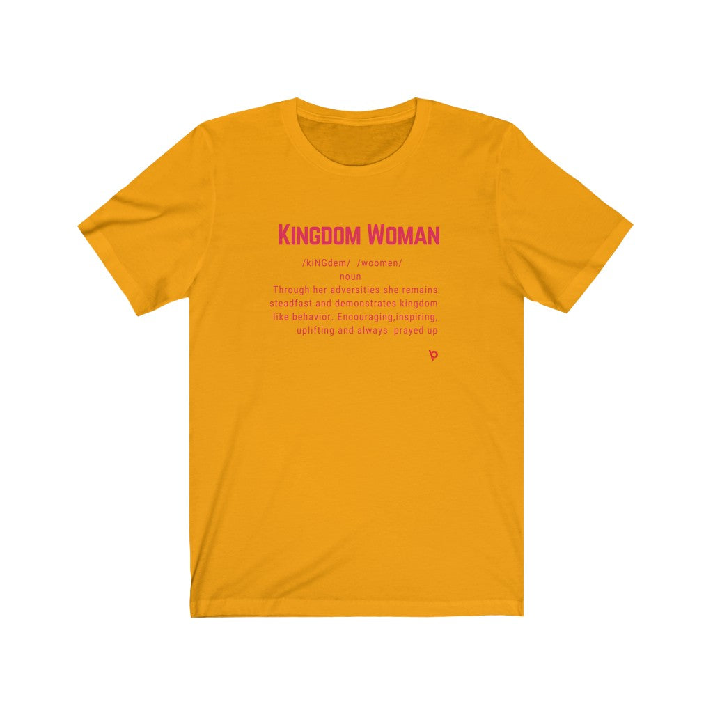 Kingdom Woman Tee Unisex Jersey Short Sleeve Tee