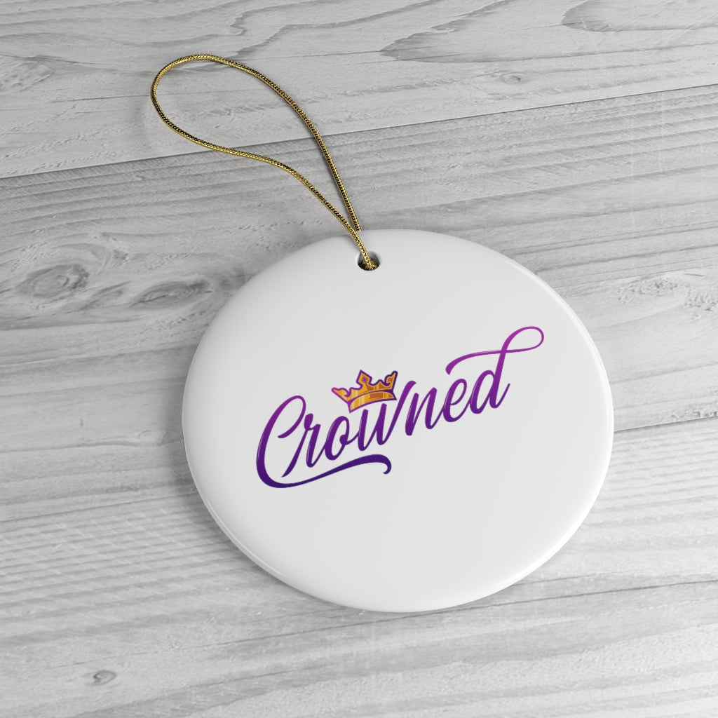 Ceramic Crowned Ornaments