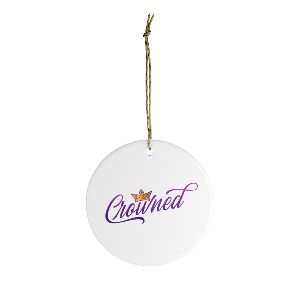 Ceramic Crowned Ornaments