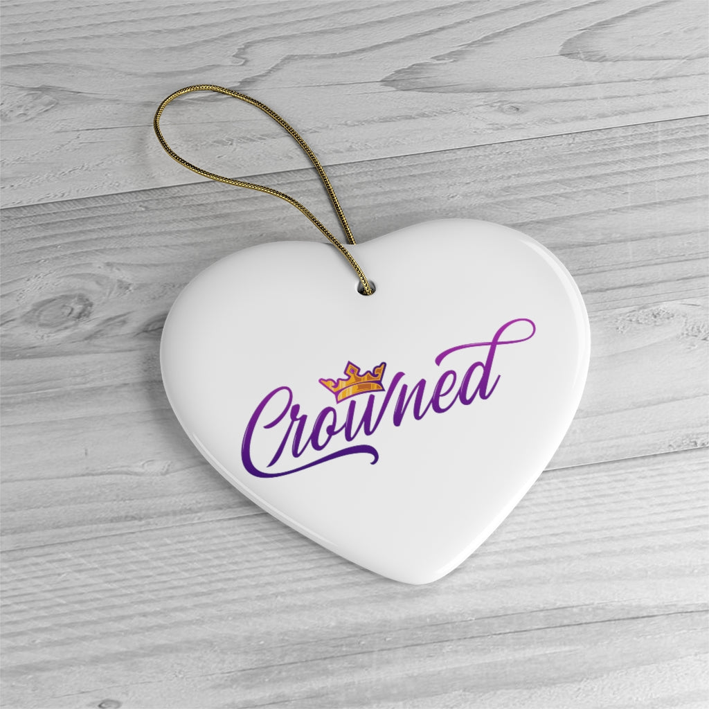Ceramic Crowned Ornaments