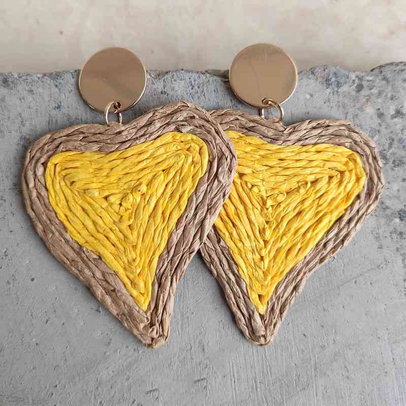 God's Love Is Within Heart Earrings