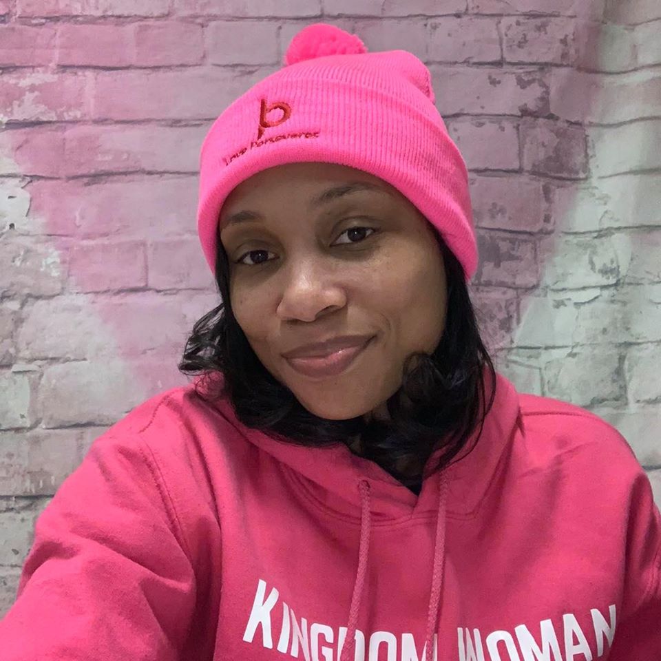 Love Perseveres Pom Pom Knit Cap