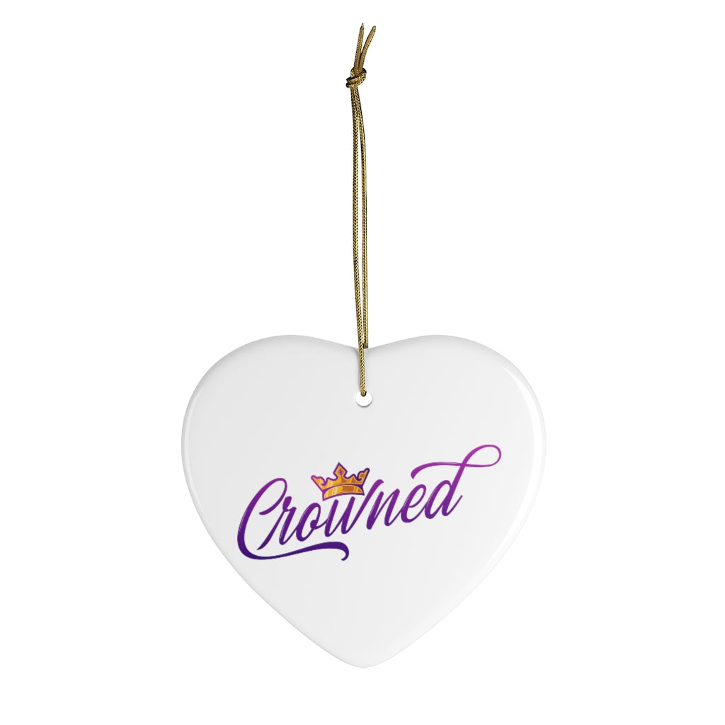 Ceramic Crowned Ornaments