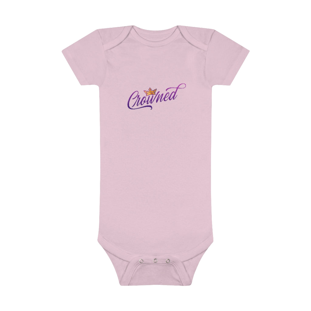 Crowned Baby Short Sleeve Onesie®