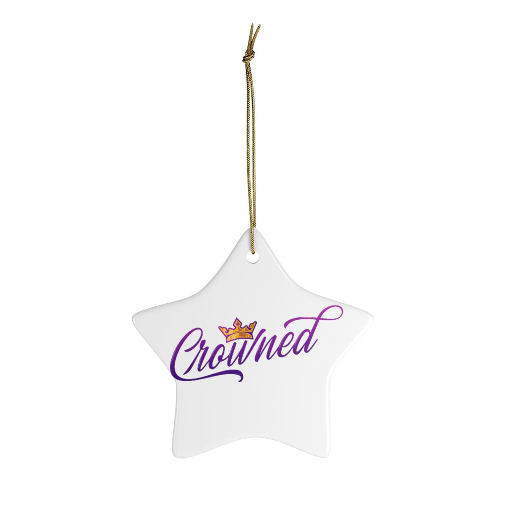 Ceramic Crowned Ornaments