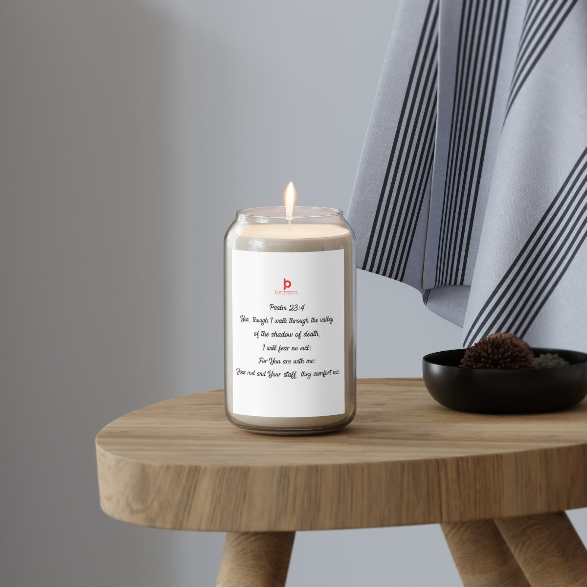 Psalm 23 :4 Aromatherapy Candle, 13.75oz