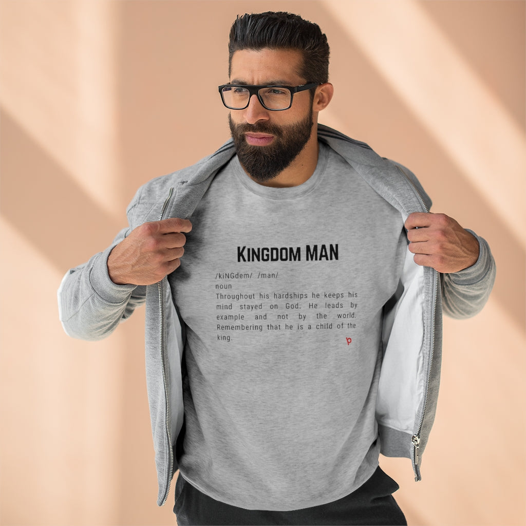 Kingdom Man Unisex Premium Crewneck Sweatshirt