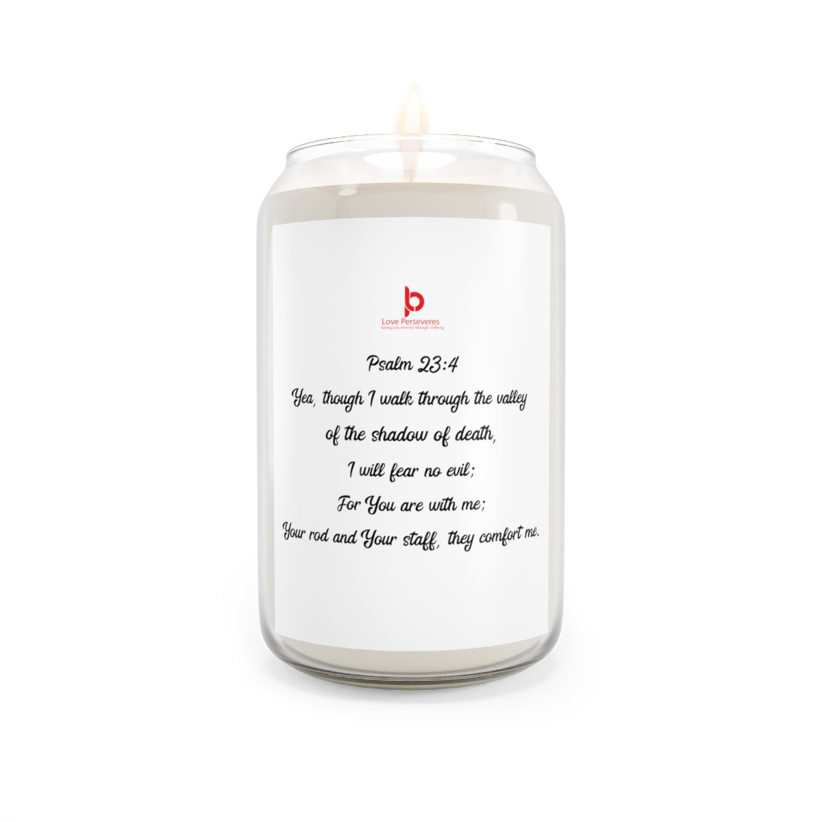 Psalm 23 :4 Aromatherapy Candle, 13.75oz