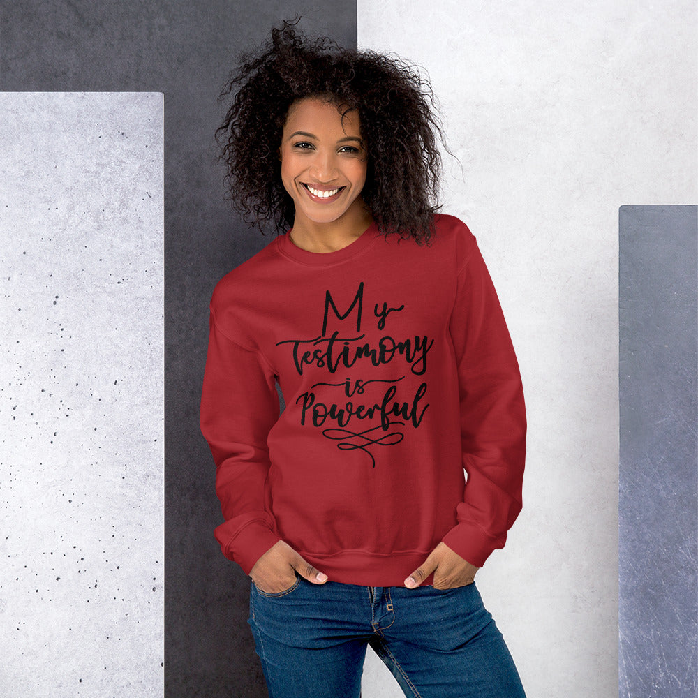 My Testimony Sweatshirt