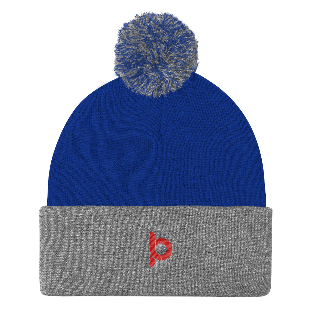 Love Perseveres Pom Pom Knit Cap