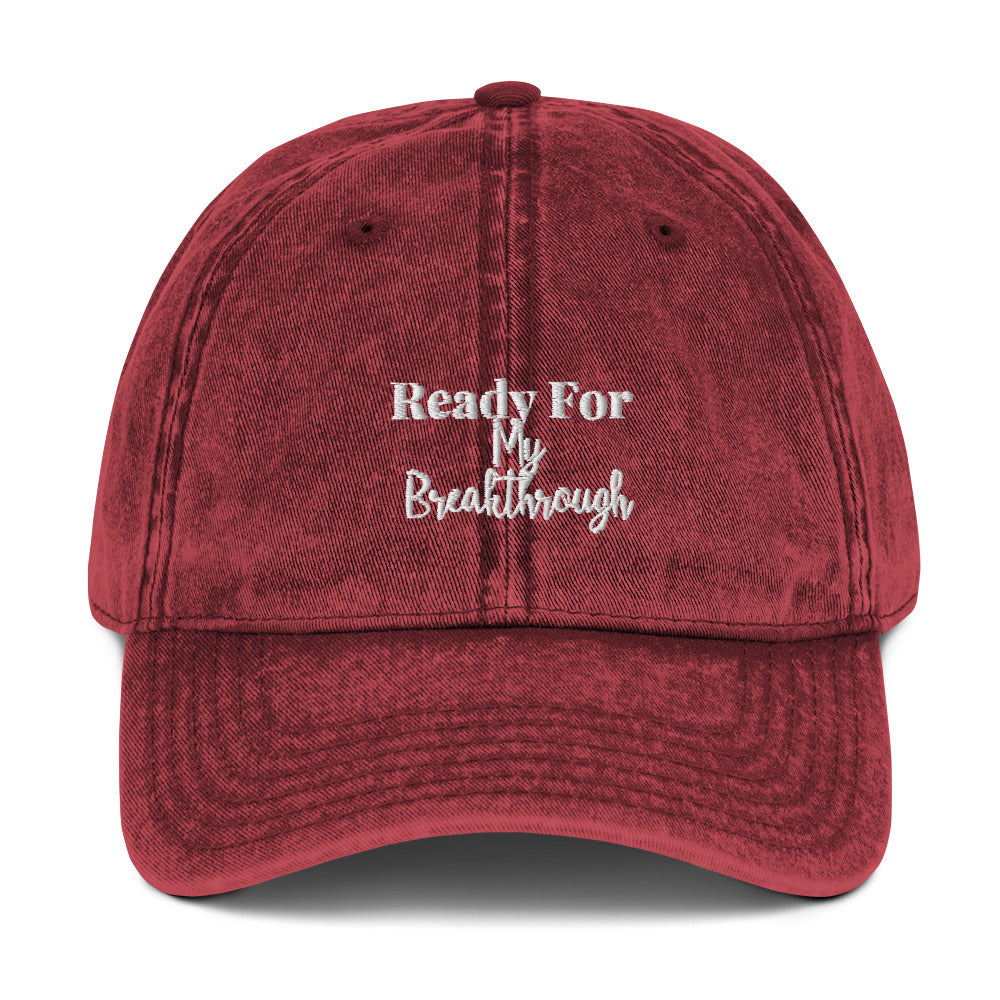 Ready Vintage Cotton Twill Cap