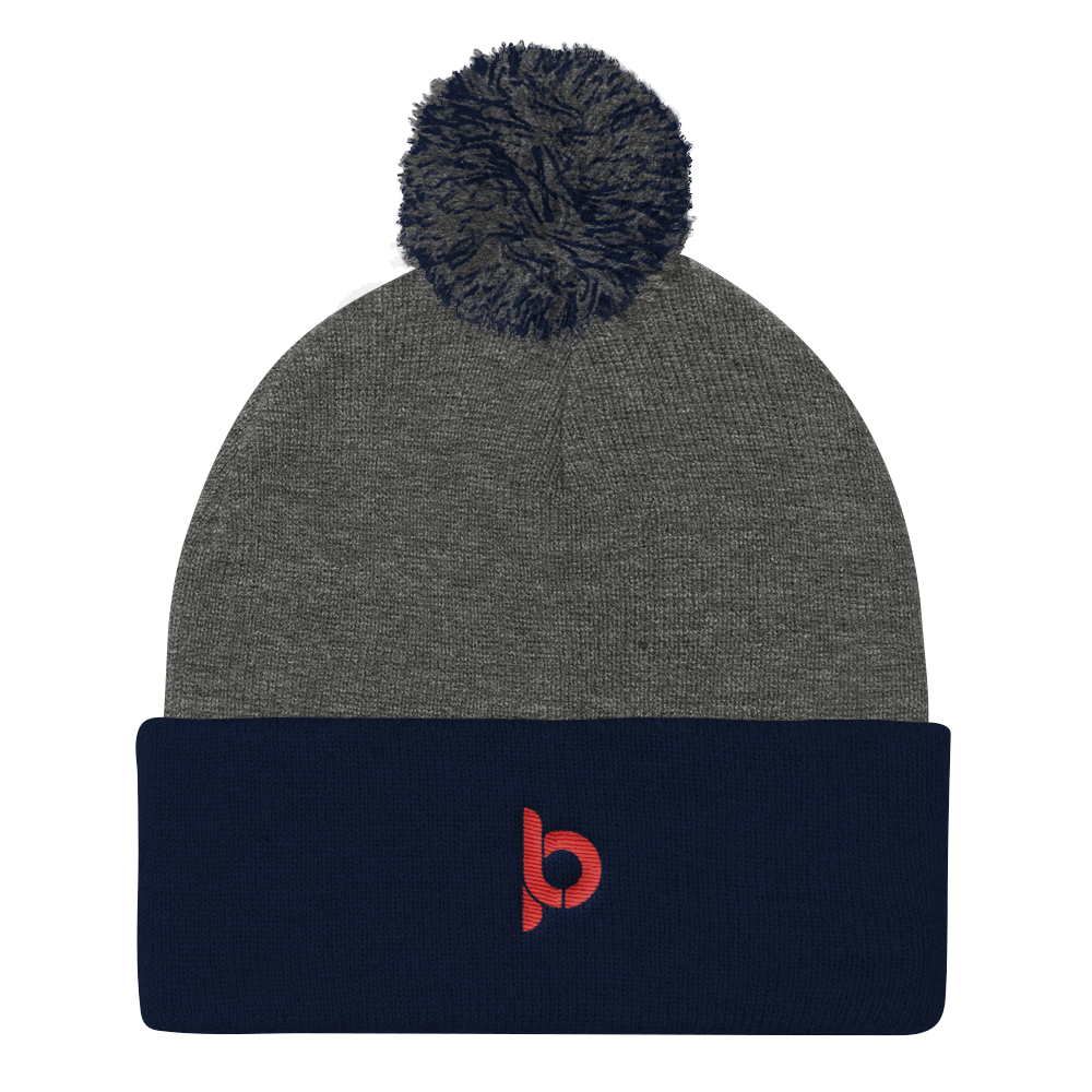 Love Perseveres Pom Pom Knit Cap