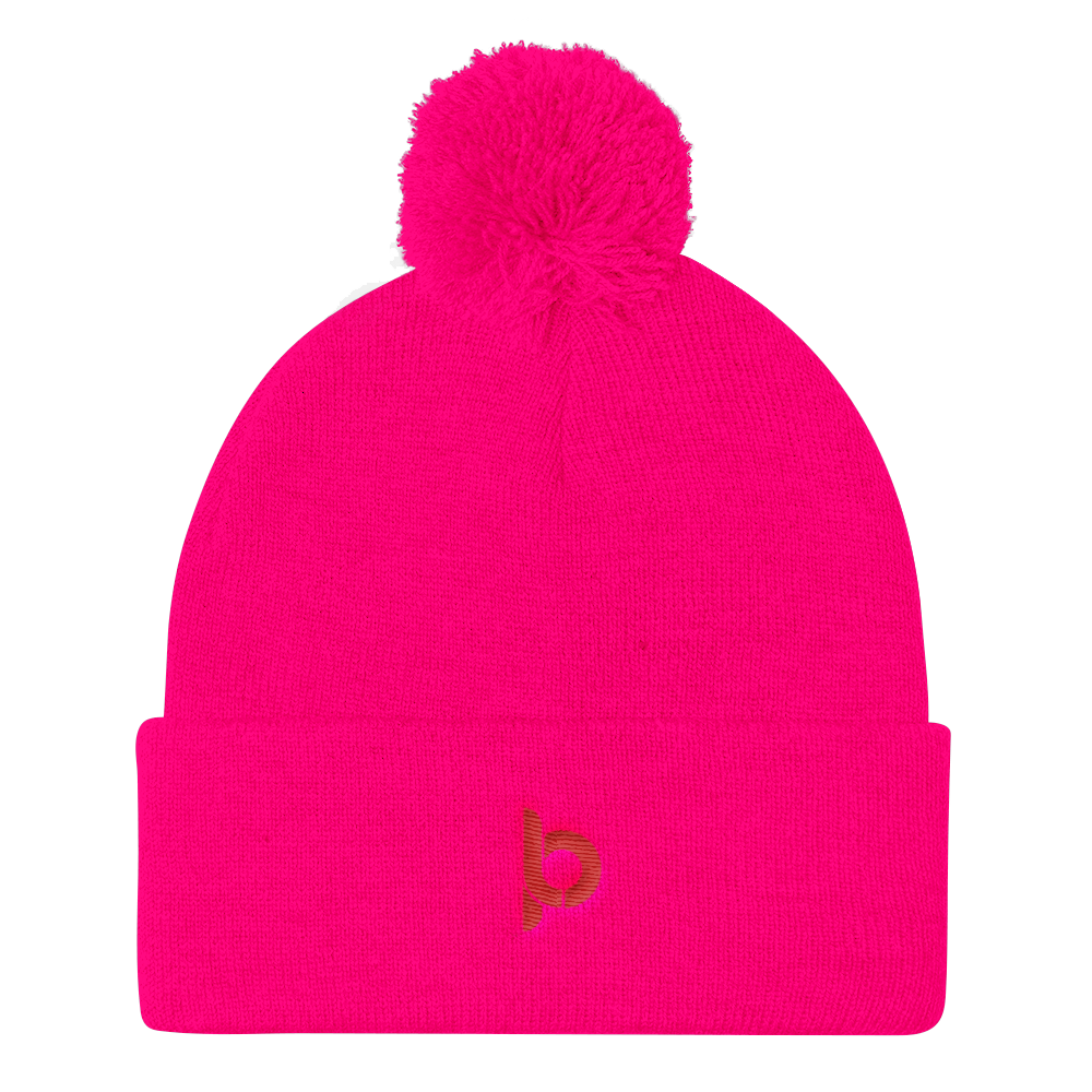 Love Perseveres Pom Pom Knit Cap