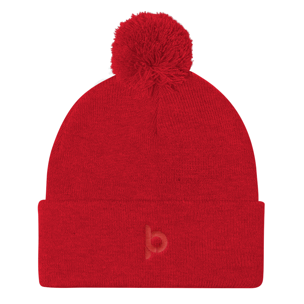 Love Perseveres Pom Pom Knit Cap