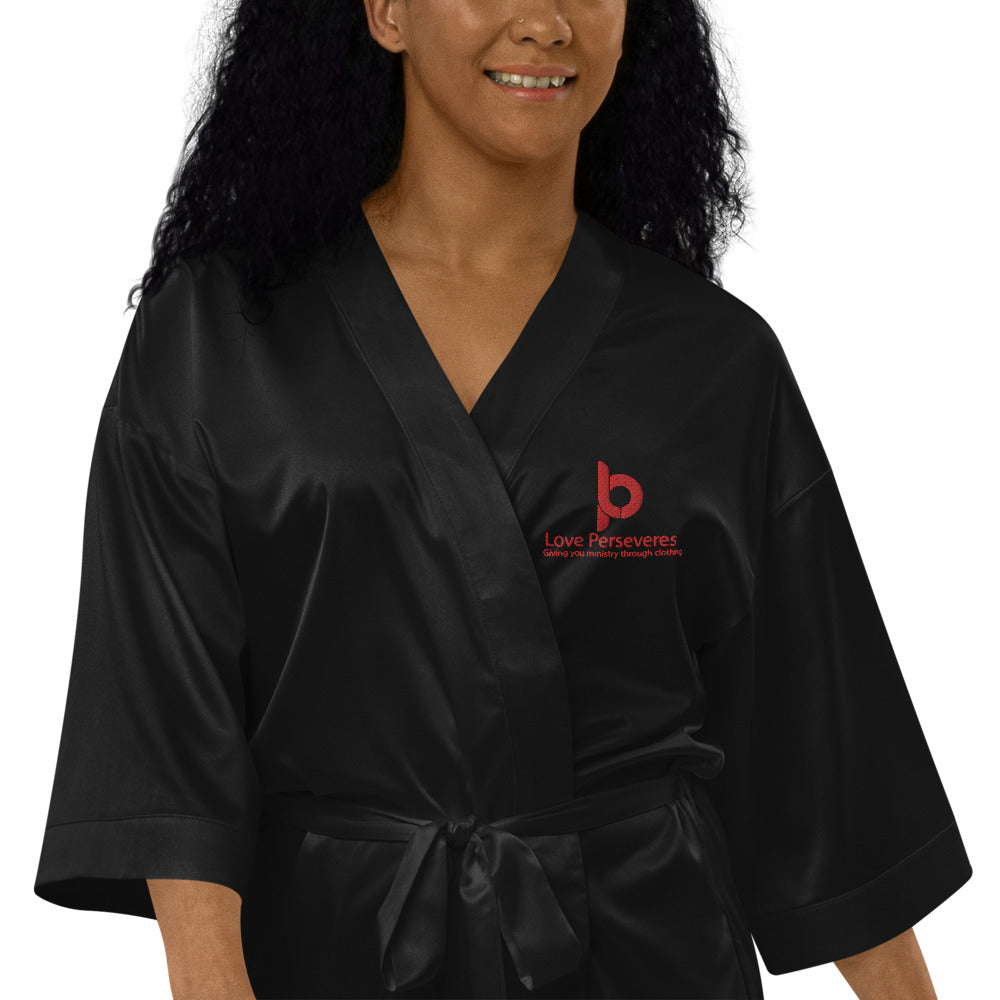 Love Perseveres Satin robe