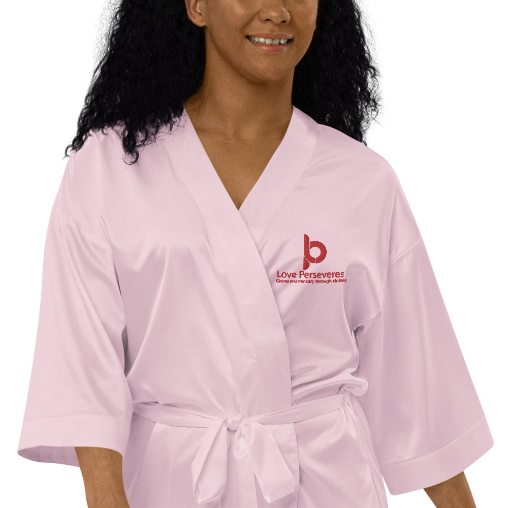 Love Perseveres Satin robe