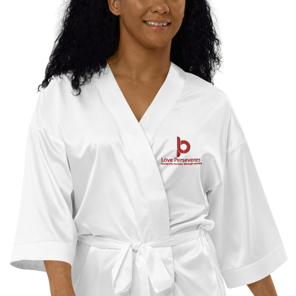 Love Perseveres Satin robe