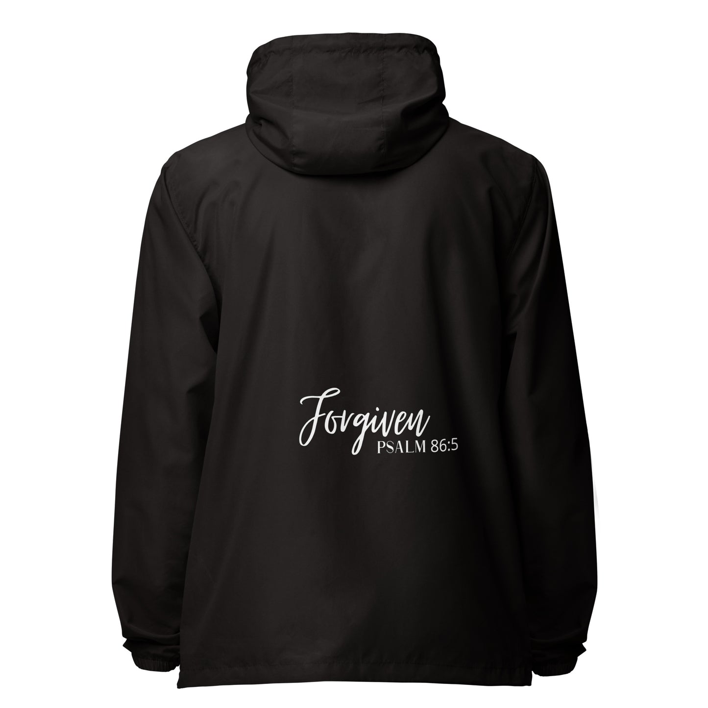 Forgiven Unisex lightweight zip up windbreaker