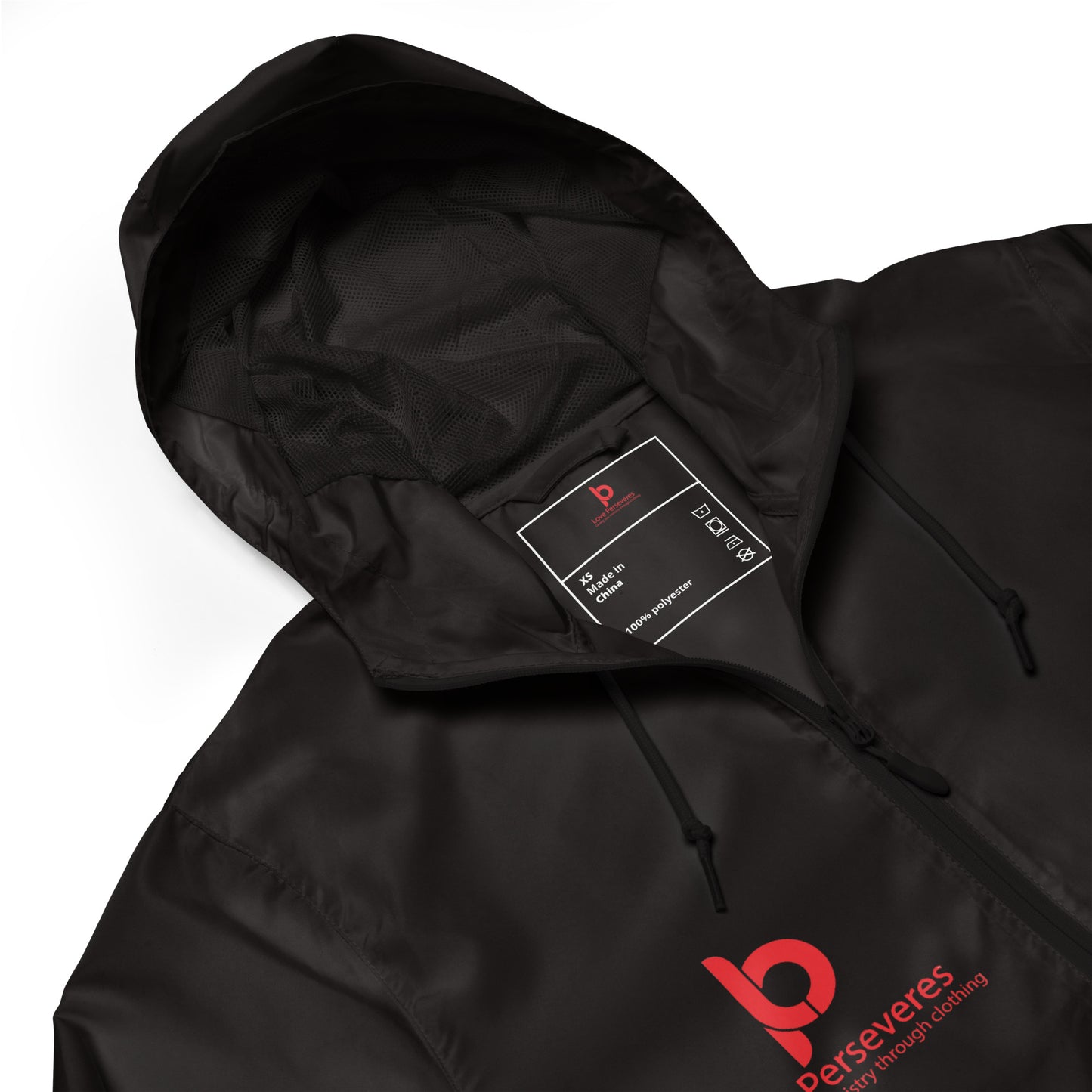 Forgiven Unisex lightweight zip up windbreaker
