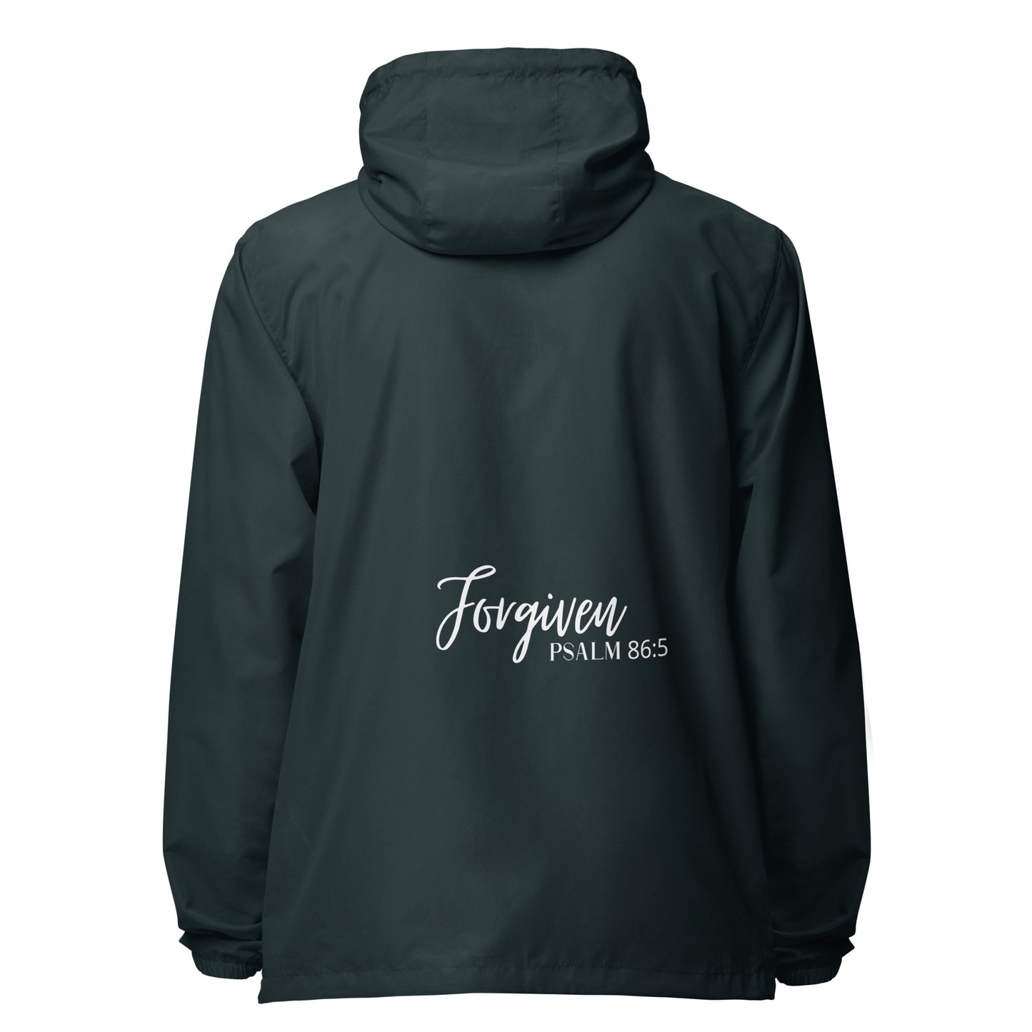 Forgiven Unisex lightweight zip up windbreaker