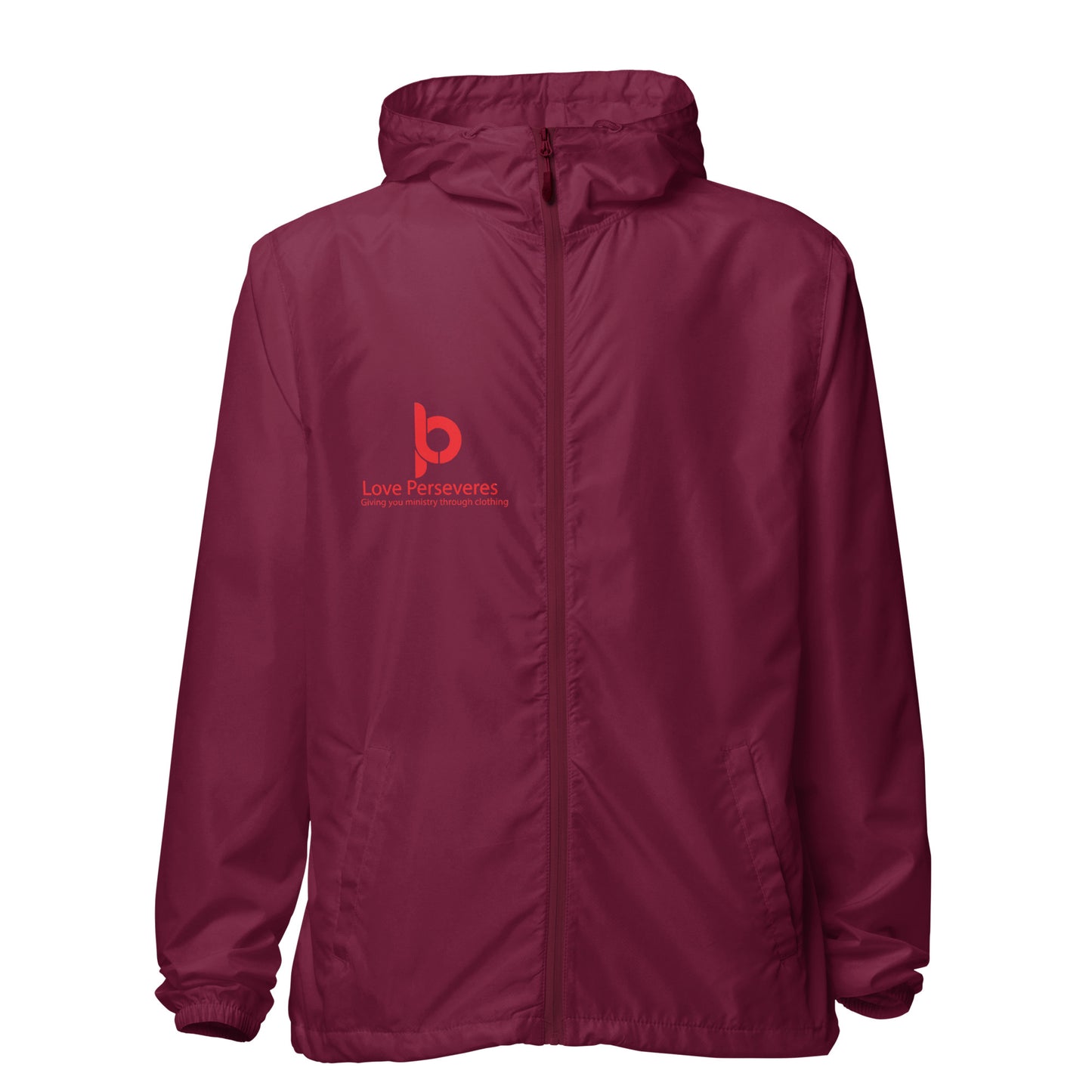 Forgiven Unisex lightweight zip up windbreaker