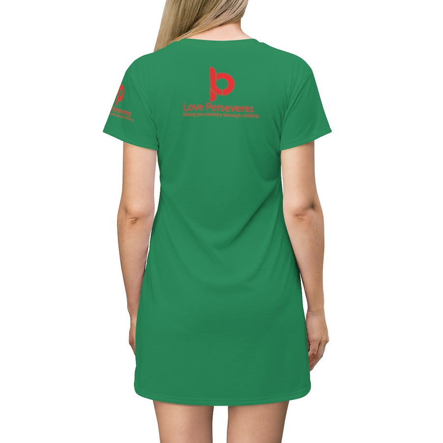 T-Shirt Dress Green