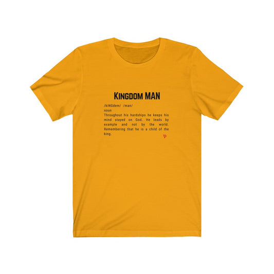 Kingdom Man Unisex Jersey Short Sleeve Tee