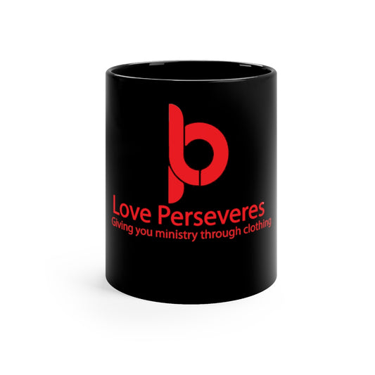 Black Love Perseveres mug 11oz