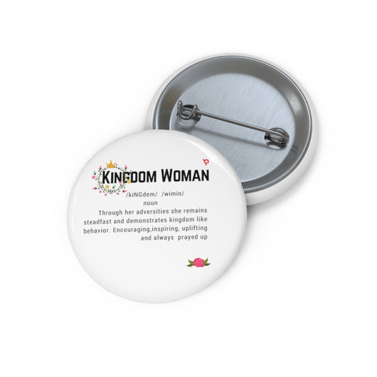 Kingdom Woman Pin Buttons