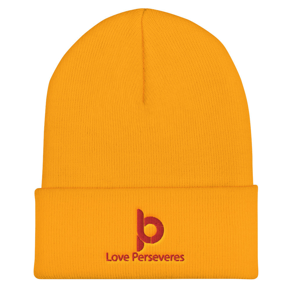 Love Perseveres Cuffed Beanie