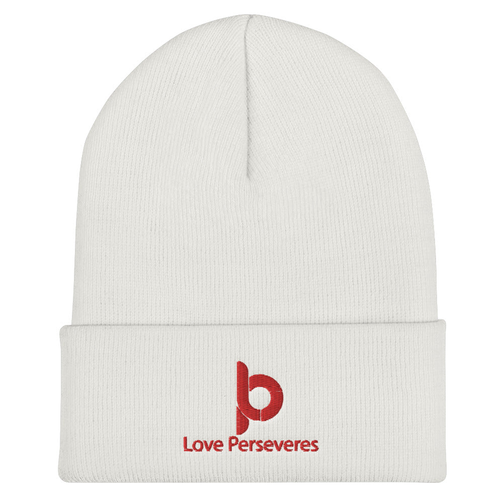 Love Perseveres Cuffed Beanie