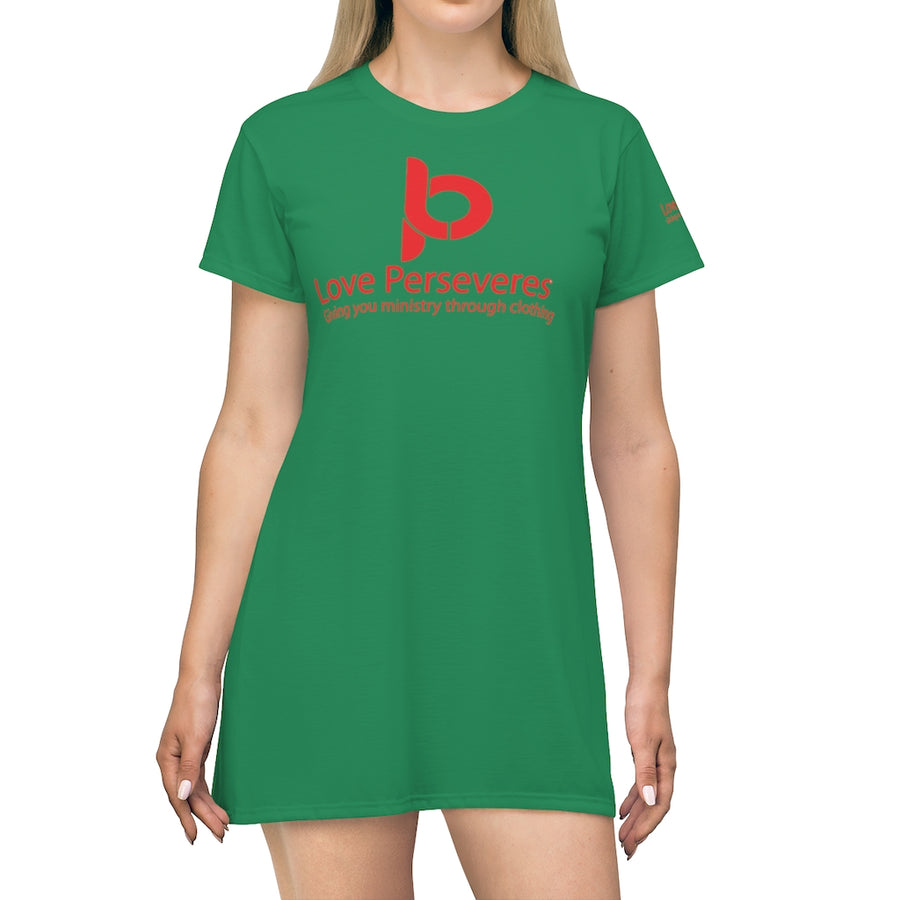 T-Shirt Dress Green