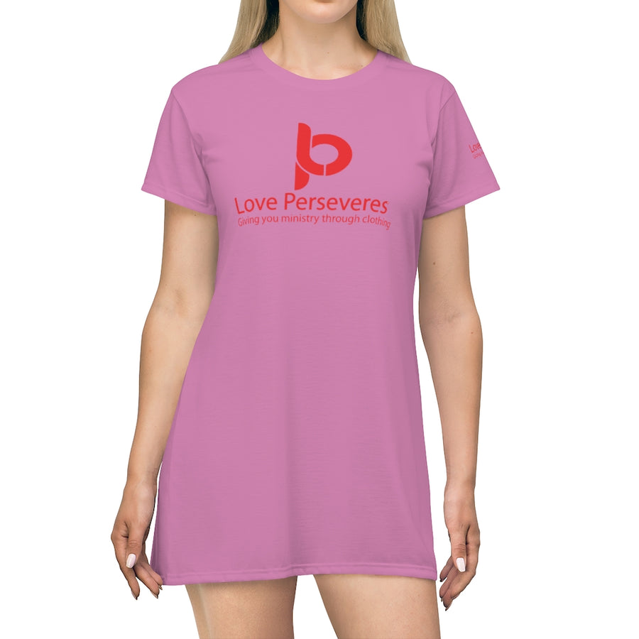 T-Shirt Dress Pink