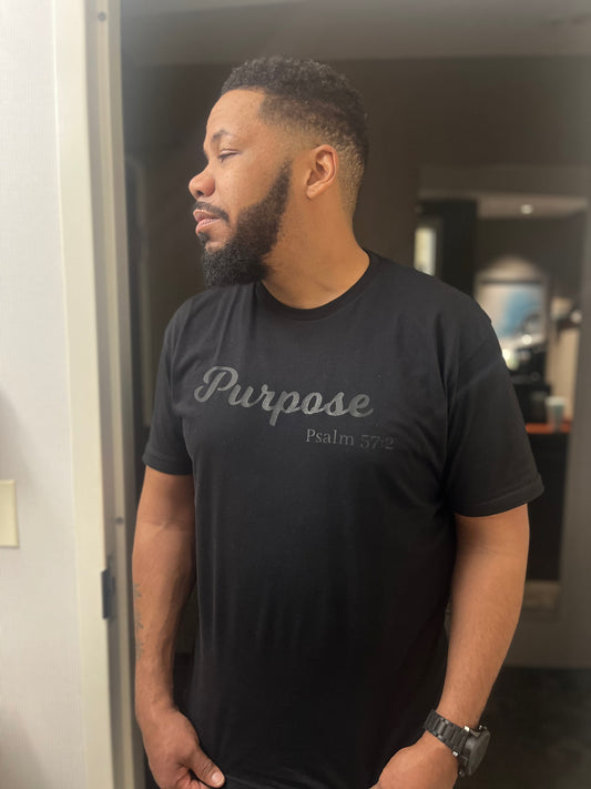 Black On Black Purpose Tees