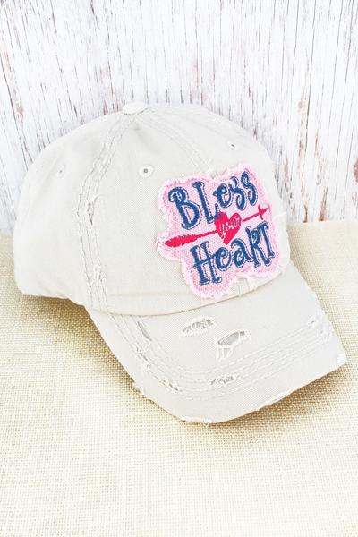 Stone 'Bless Your Heart' Cap