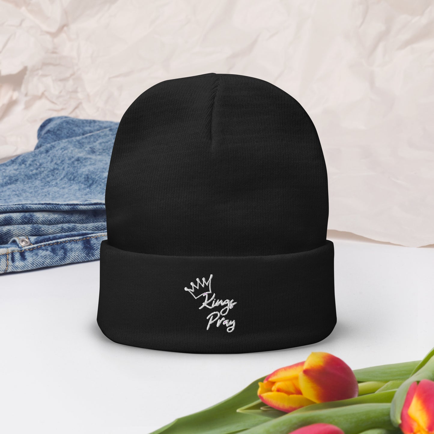 King's Pray Embroidered Beanie