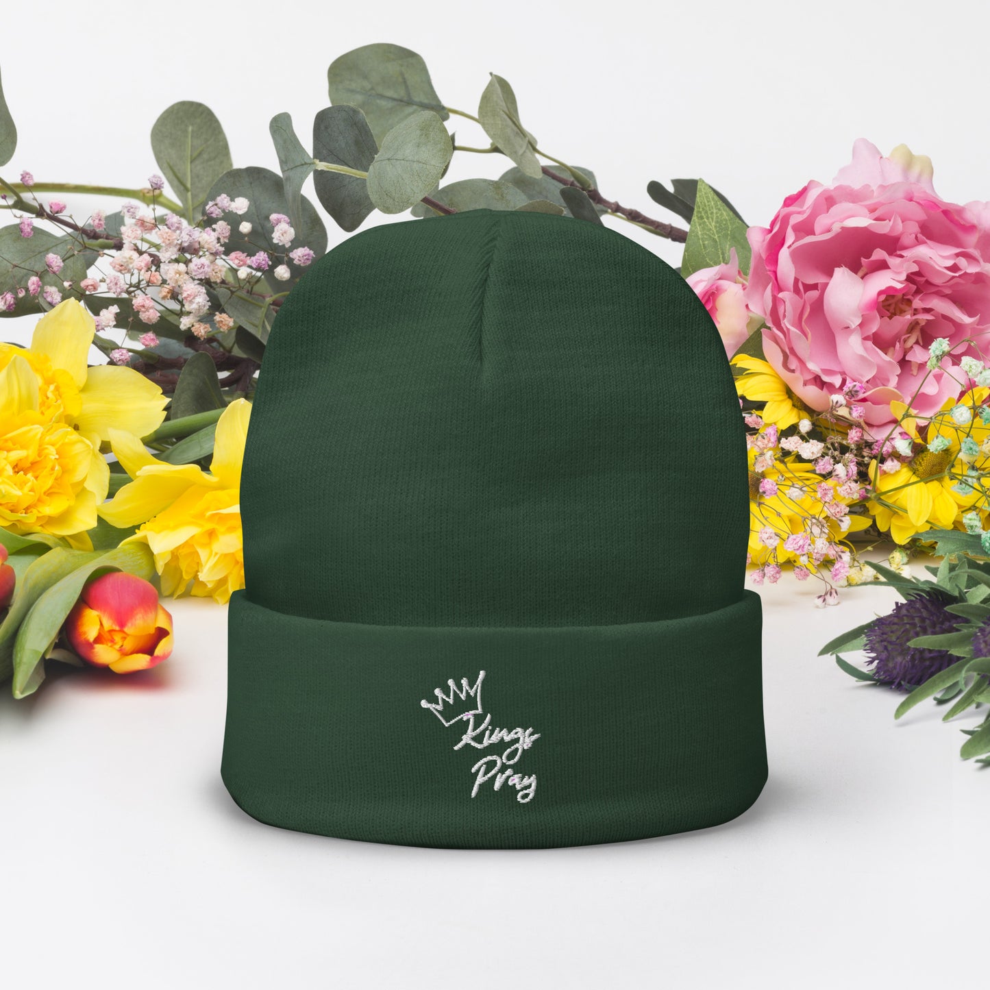 King's Pray Embroidered Beanie