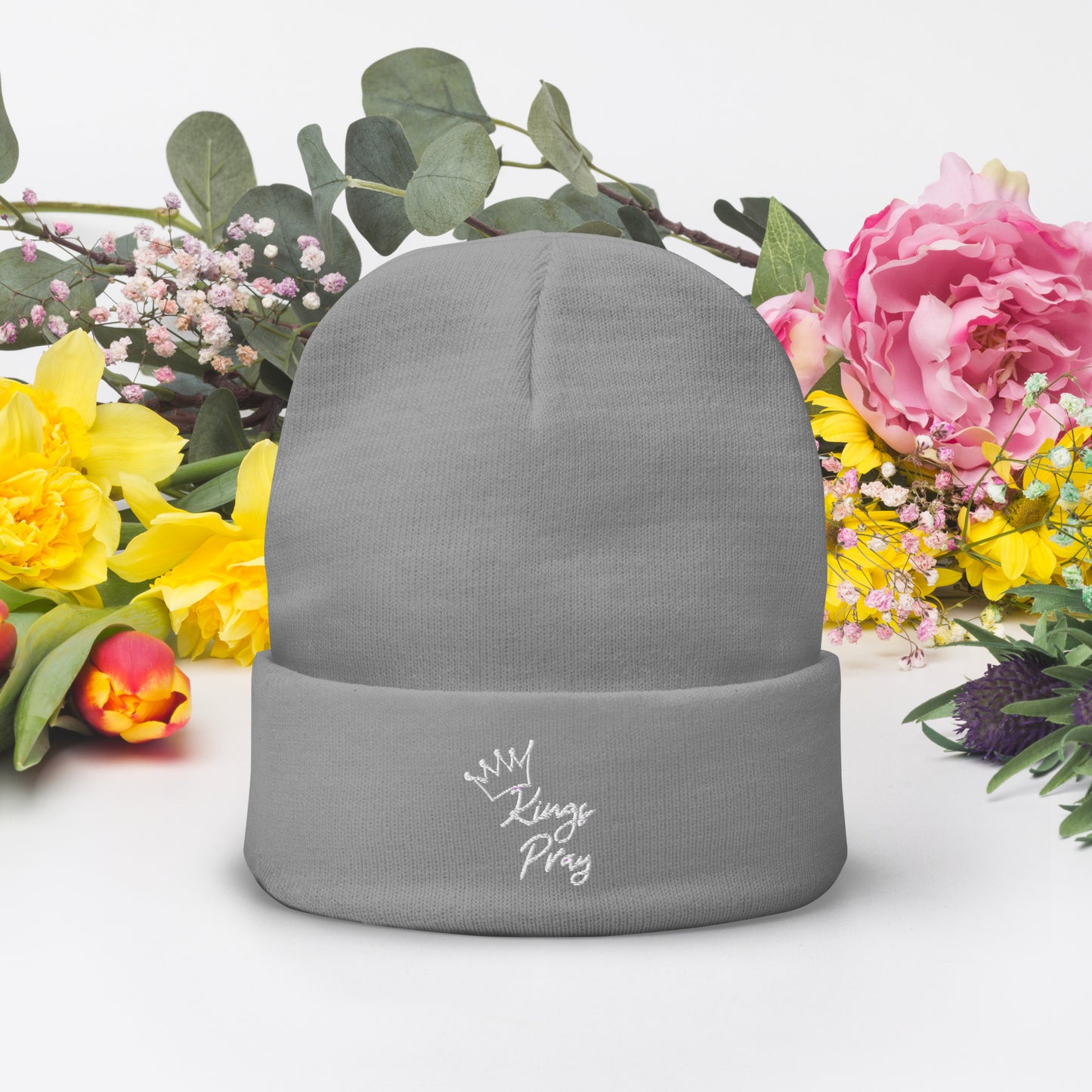 King's Pray Embroidered Beanie