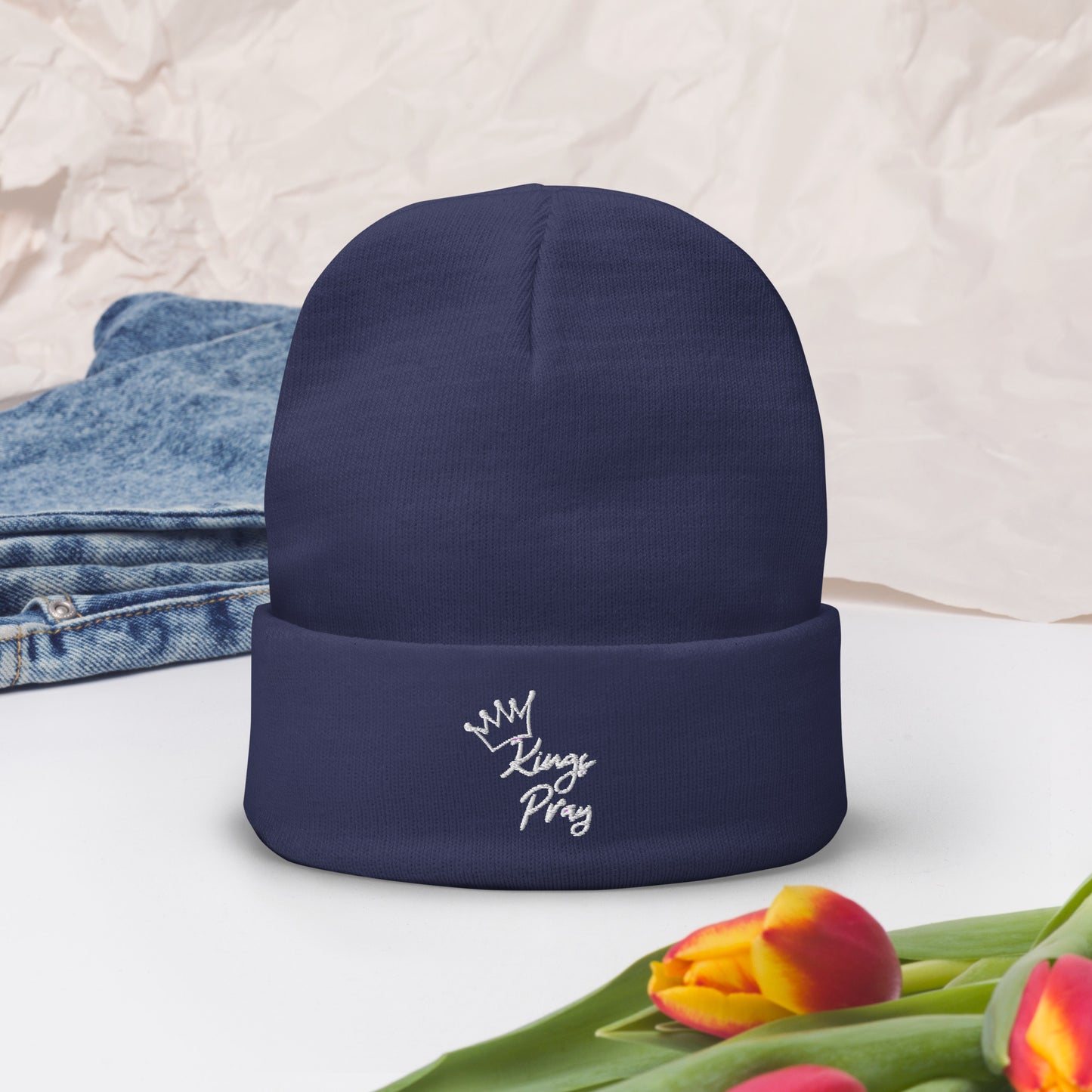 King's Pray Embroidered Beanie