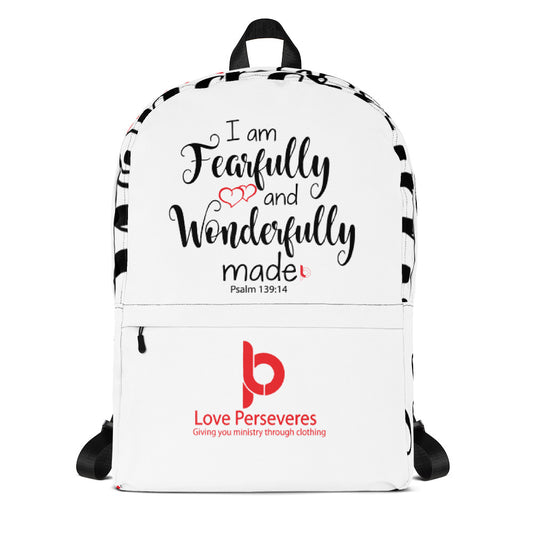 Fearfully And Wonderfully Made Backpack