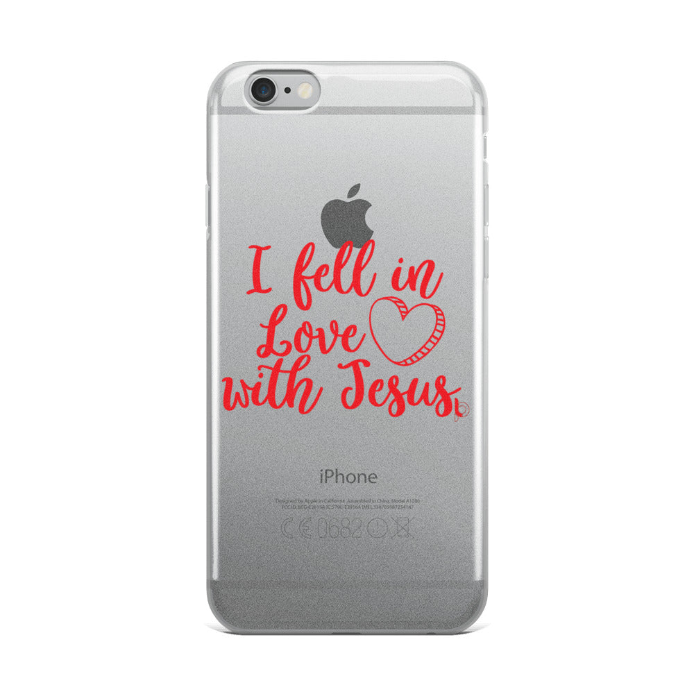 I fell In Love With Jesus  iPhone Case